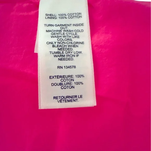 Gorgeous Vineyard Vines. Vibrant Pink Dress. Sz M. NWT. - Picture 6 of 6